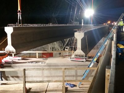 I-77 Express Lanes construction works - June 2017