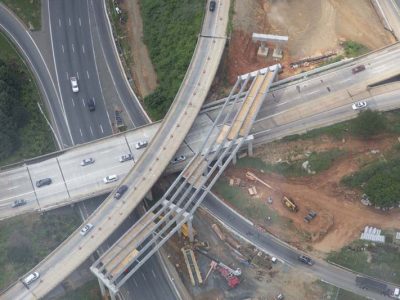 I-77 Express Lanes construction works - May 2018