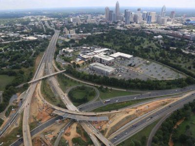 I-77 Express Lanes construction works - July 2018